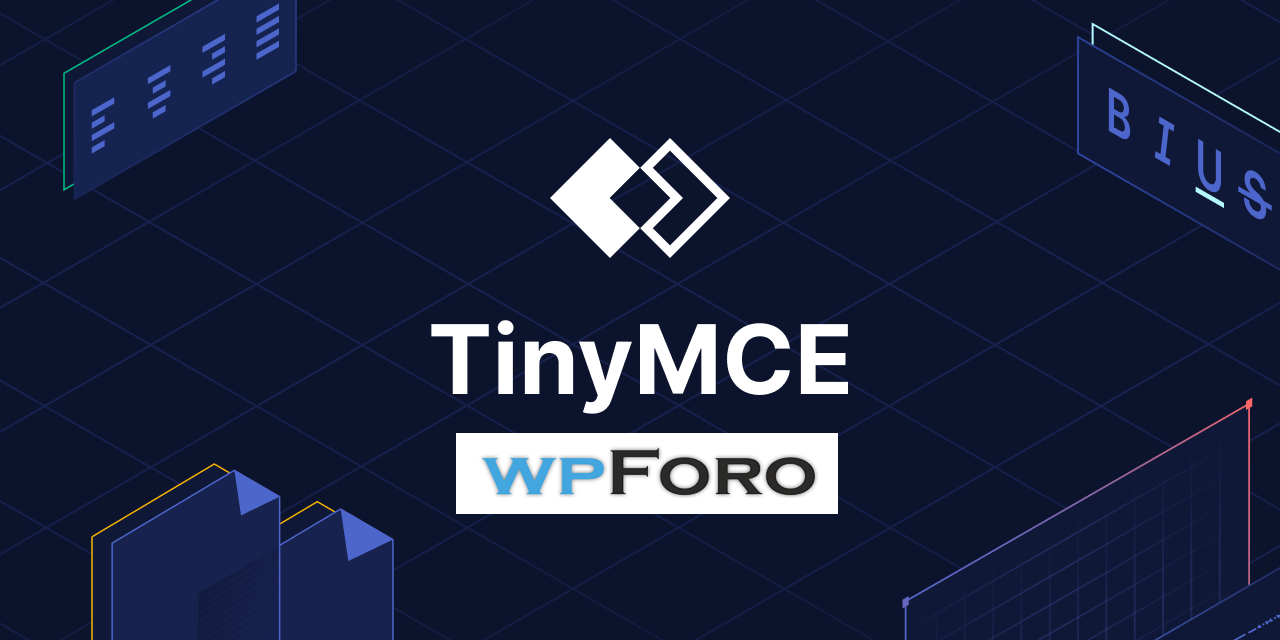 TinyMCE Template Plugin für wpForo